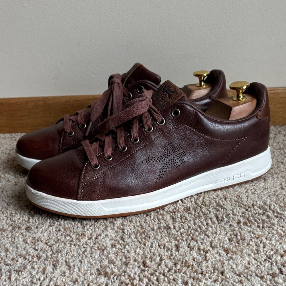 KURU Men's Brown Leather Sneakers